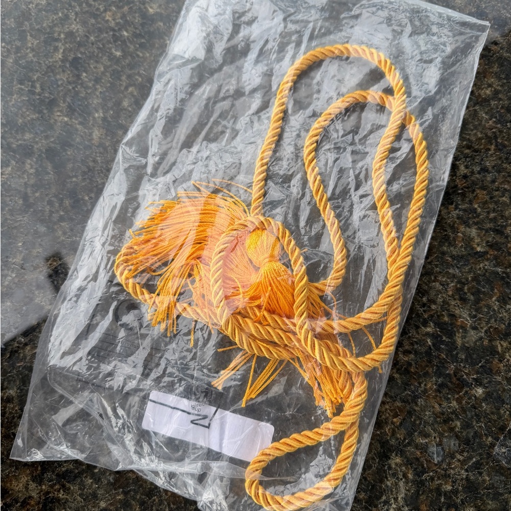 Yellow Tassel Cord